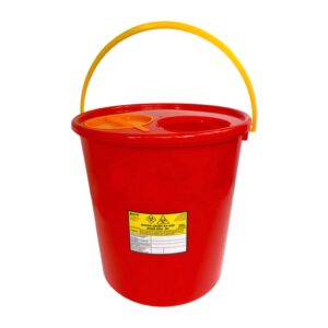 Pojemnik na odpady medyczne Medplast 20L - Czerwony, 1szt.