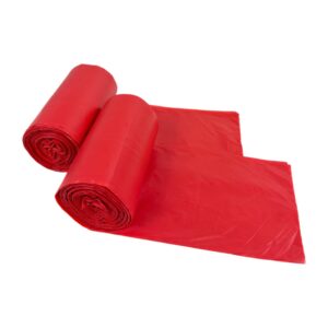 Worki na odpady LDPE (grube) 60L - Czerwone, 50szt./1rol.