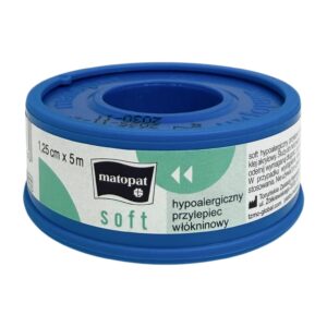 Przylepiec, plaster włókninowy z nakładką SOFT (1,25cmx5m), 1szt.