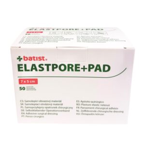 Plaster włókninowy z wkładem chłonnym Elastopor+Pad (7x5cm), 50szt./op.
