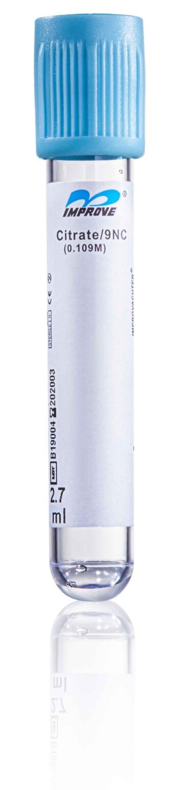 Probówka z Cytrynianem sodu, plastikowa, 2.7ml, opak. 100szt.