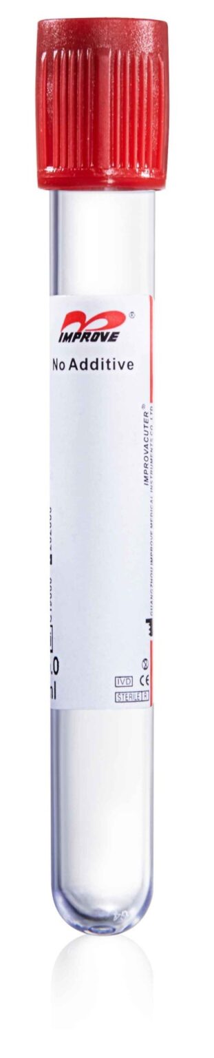 Probówka plastikowa bez dodatków, PRF 9ml/1 opk. 50szt. Data: 03.2024