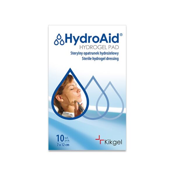 HydroAid® Sterylny opatrunek żelowy 7x12cm, 1szt.