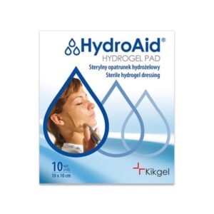 HydroAid® Sterylny opatrunek żelowy 10x10cm, 1 szt.