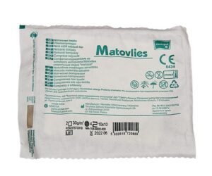 Matovlies Kompres z włókniny jałowy 30g, 4W, 10x10cm, a`2szt/op