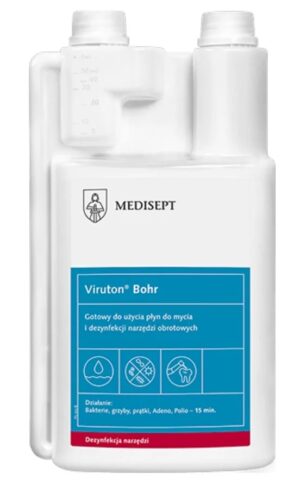 Viruton® Bohr 1L, płyn do mycia i dezynfekcji narzędzi obrotowych