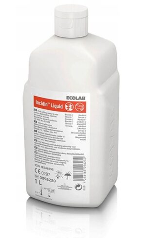 Incidin Liquid 1L, płyn do dezynfekcji powierzchni sprzętu medycznego