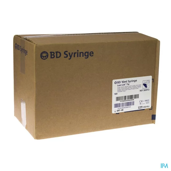 Strzykawka 3cz. luer lock BD 10ml, 100szt./op. - obrazek 2