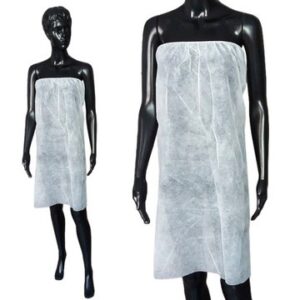 Pareo białe na gumkę 150/80cm, 10szt/op