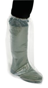 Buty foliowe długie z gumką Krutex 50szt (25par)/opak.