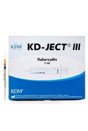 Strzykawka tuberkulinowa KD-JECT III 1ml z igłą nakładaną 26Gx1/2 / 0,45x12mm 100szt/op 831786