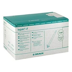 Strzykawka tuberkulinowa 2cz. B.Braun Inject-F, luer solo, 1ml 100szt/op 9166017V