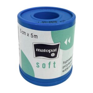 Przylepiec, plaster włókninowy z nakładką SOFT (5cmx5m), 1 szt.