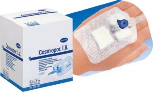 Plaster do mocowania kaniul Cosmopor IV 8x6cm, Hartmann, 50szt/op.