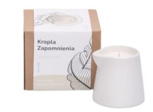 Świeca do masażu w kartonie (kropla zapomnienia-marcepan, biała czekolada), 250g