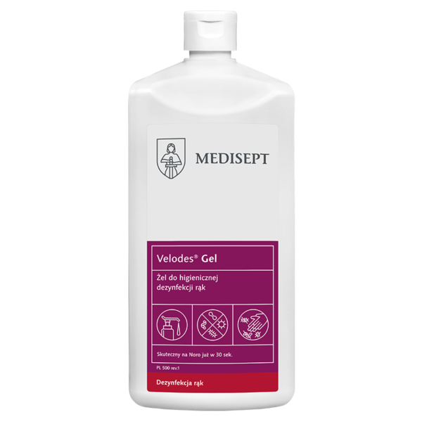 Velodes gel 500ml, żel do dezynfekcji rąk