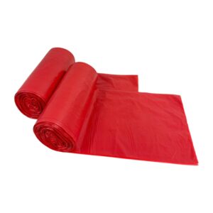 Worki na odpady LDPE (grube) 120L - Czerwone, 25szt./1rol.