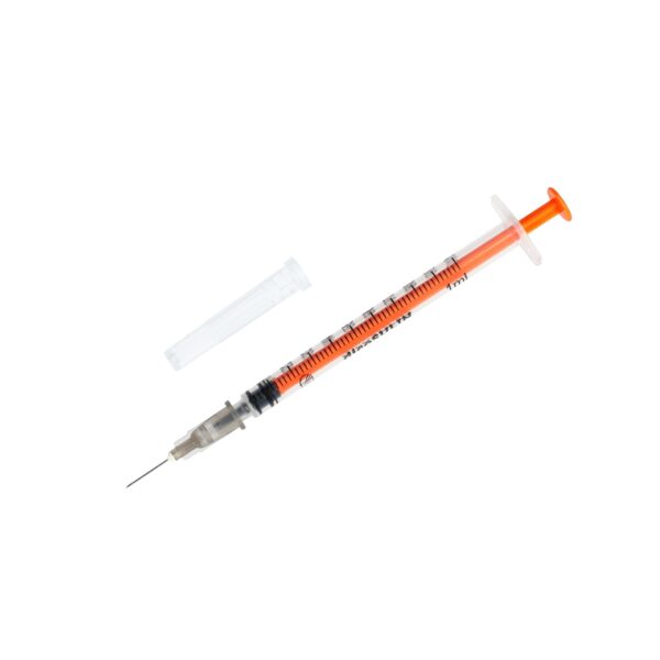 Strzykawka insulinowa Zarys Dicosulin 1ml (U100) z igłą nakładaną 27G (0,4x13mm), 100sz./op.