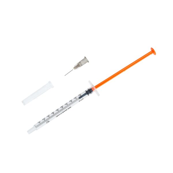 Strzykawka insulinowa Zarys Dicosulin 1ml (U100) z igłą nakładaną 27G (0,4x13mm), 100sz./op. - obrazek 2