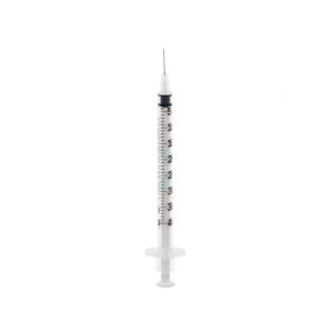 Strzykawka insulinowa 1ml U40 z igłą nakładaną 27Gx1/2 / 0,4x13mm 100szt/op