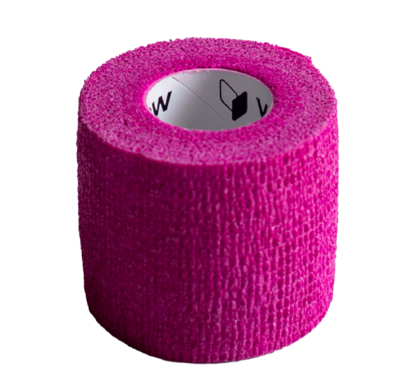 Bandaż Kohezyjny Non-Woven yellowBAND, różowy, 5cmx4.5m, 1 szt.