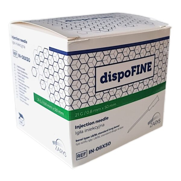 Igła iniekcyjna DispoFine 21G (0,8x50mm) 100szt./op.