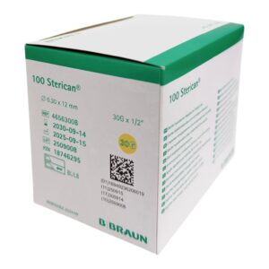 Igła iniekcyjna B. Braun Sterican 30G (0,3x12mm), 100szt./op.