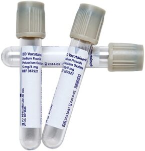 Probówka glukoza (NaF/EDTA) plast., 2ml, BD Vacutainer 13x75mm, 100szt/op BD368520