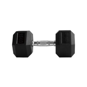 Hantel THORN+FIT Hex Rubber Dumbbell 15kg
