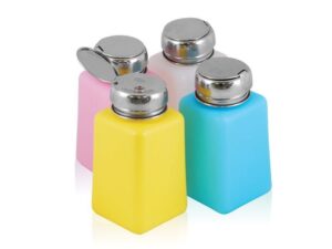 Dozownik (buteleczka) z pompką CHROM 180ml, 1szt.