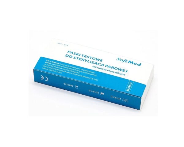 Paski testowe do sterylizacji parowej Softmed KLASA 5, 2x200szt./op.