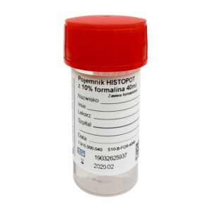 Pojemnik HISTOPOT 40ml z 10% formaliną, 1szt.
