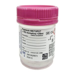Pojemnik HISTOPOT 125ml z 10% formaliną, 1szt.