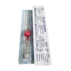 Wenflon (kaniula dożylna) Różowy KD-FIX SAFETY 20G (1,1x32mm), 1szt.