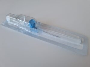 Wenflon, kaniula dożylna KD-FIX SAFETY 22G 0,9x25mm, niebieski 1szt. 767221