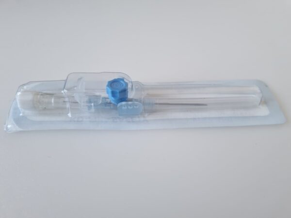 Wenflon, kaniula dożylna KD-FIX SAFETY 22G 0,9x25mm, niebieski 1szt. 767221