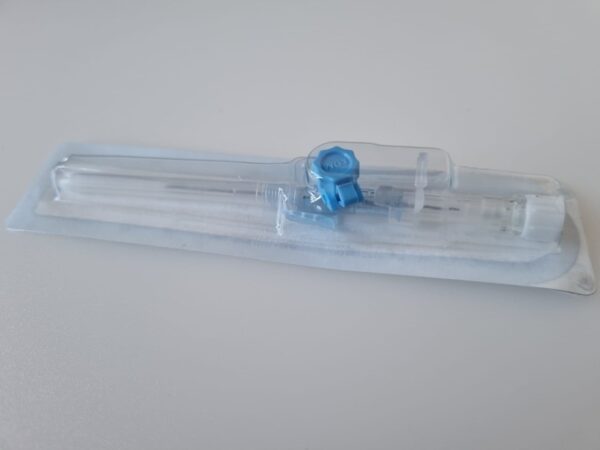 Wenflon, kaniula dożylna KD-FIX SAFETY 22G 0,9x25mm, niebieski 1szt. 767221