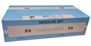 Kaniula dermatologiczna Mesorelle 22Gx50mm (0,7x50) + igła pilot 21Gx25mm (0,8x25) M0000G50