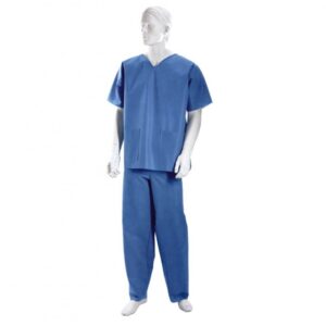 Komplet odzieży operacyjnej, włóknina SMS, Matodress, ciemnoniebieski L/176cm, 1szt. Ma-142-KOMW-003L