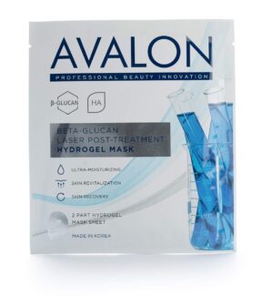 AVALON Hydrogel Mask, maska w płacie po laseroterapii, 1szt - dwuczęściowa maska(28,5g)