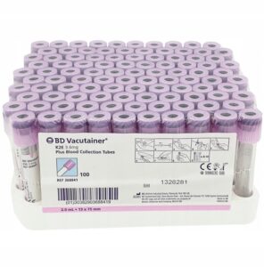 Probówka morfologiczna EDTA K2 plast., BD Vacutainer 2ml 13x75mm 100szt/op 368841