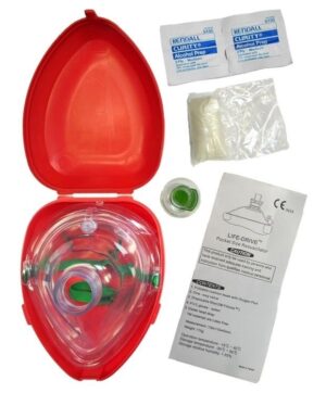 Maska do sztucznego oddychania (pocket mask) CPR, 1szt.