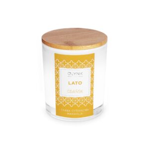 Świeca zapachowa z wosku sojowego w szkle