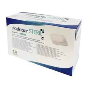 Opatrunek włókninowy z wkładem chłonnym Elastopor Steril (5x7,2cm) jałowy, 100szt./op.