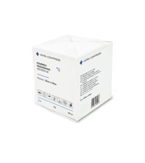 Kompres włókninowy 10x10cm, 30G, 4W, niejałowy Intra Compress 100szt./opak. ICW/10x10/30/100