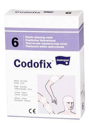 CODOFIX nr 6 elastyczna siatka opatrunkowa 6cmx1m, niejałowa, MA-152-RATG-014