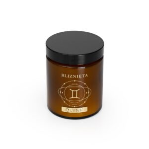 Świeca sojowa w szkle 180ml Zodiacs: BLIŹNIĘTA