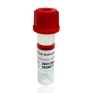 Probówka kapilarna z aktywatorem krzepnięcia 0,5ml z lejkiem, 100szt./op.