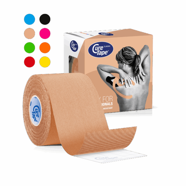 Taśma CureTape Classic - tejp, plaster do kinesiotapingu (5cmx5m), 1szt. [KOLORY]
