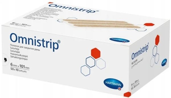 Plaster Hartmann Omnistrip (6x101mm), 10szt./blister
